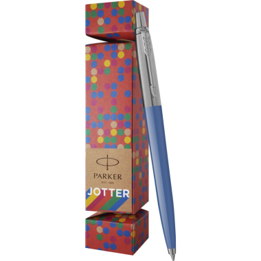 Rašiklis Parker Jotter Cracker mėlynas. Dovanų dėžutėje