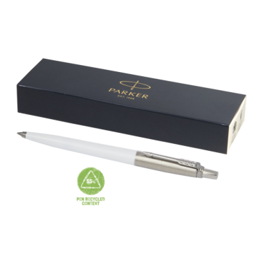 Parker Jotter perdirbtas rašiklis - baltas. Dovanų dėžutėje