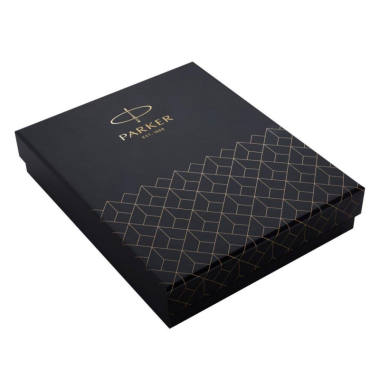Stilingas Parker plunksnakotis IM Fountain Black GT su EKO dėklu firminėje dovanų dėžutėje