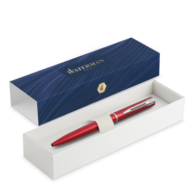 Allure Pen raudonas Waterman tušinukas firminėje dovanų dėžutėje. Graviravimas įskaičiuotas