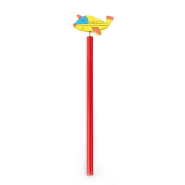 Žaismingas pieštukas su LĖKTUVU