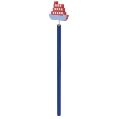 Žaismingas pieštukas su KRUIZINIU LAIVU Žaismingas pieštukas su KRUIZINIU LAIVU