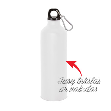 Gertuvė vandeniui (aliumininė) matinė balta