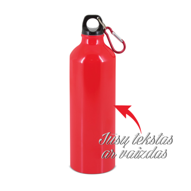 Gertuvė vandeniui (aliumininė) raudona