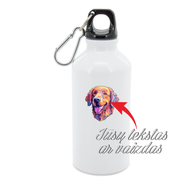 Gertuvė vandeniui (aliumininė) su Jūsų idėja