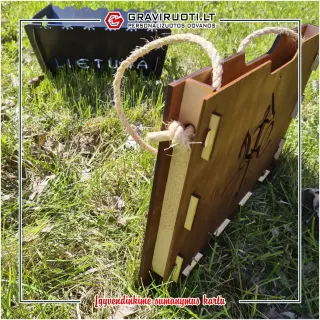 Šašlykinė POCKET (Corten plienas)