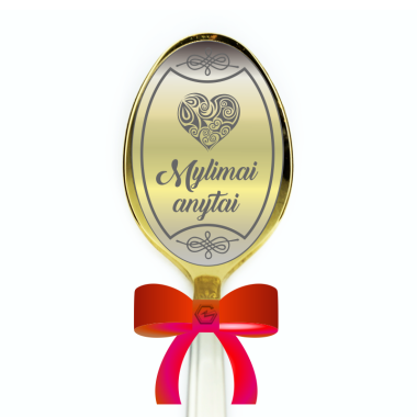 Šaukštelis dovanų dėžutėje MYLIMAI ANYTAI