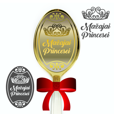 Šaukštelis dovanų dėžutėje MAŽAJAI PRINCESEI