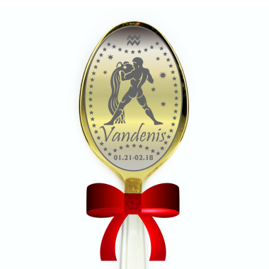 Šaukštelis dovanų dėžutėje "Vandenis"