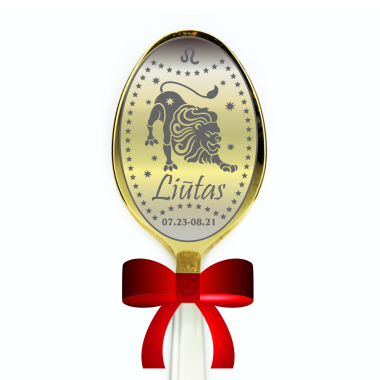 Šaukštelis dovanų dėžutėje "Liūtas"