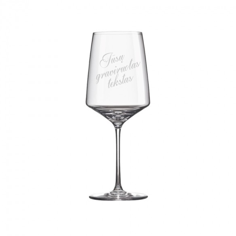 Krištolinė taurė Personalizuota