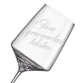 Krištolinė taurė Personalizuota