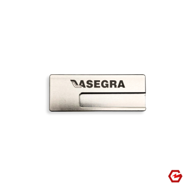 Aliuminio vardo kortelė