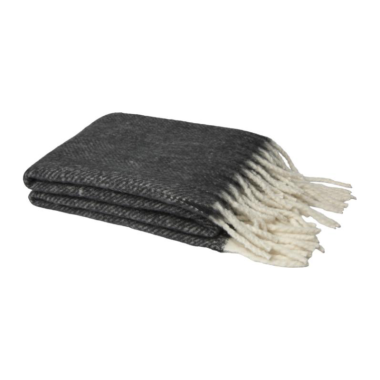 Megztas pledas (juodas) 