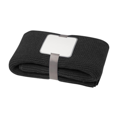 Megztas pledas (juodas)   