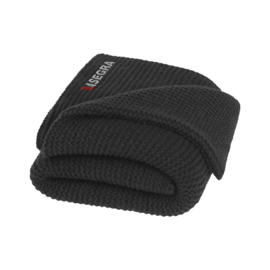 Megztas pledas (juodas)   