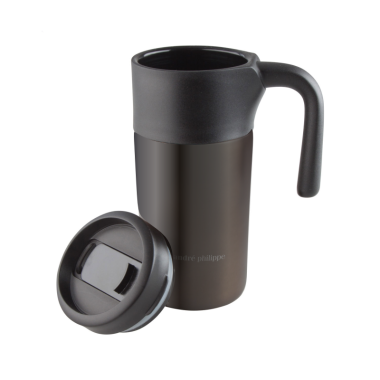 Arnoux termosinis puodelis (juodas)