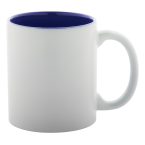 Keramikinis puodelis su spalvotu vidumi, 350 ml