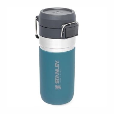 Gertuvė „Stanley Go“  0,47 L (žalsvai mėlyna). Nemokamas graviravimas.