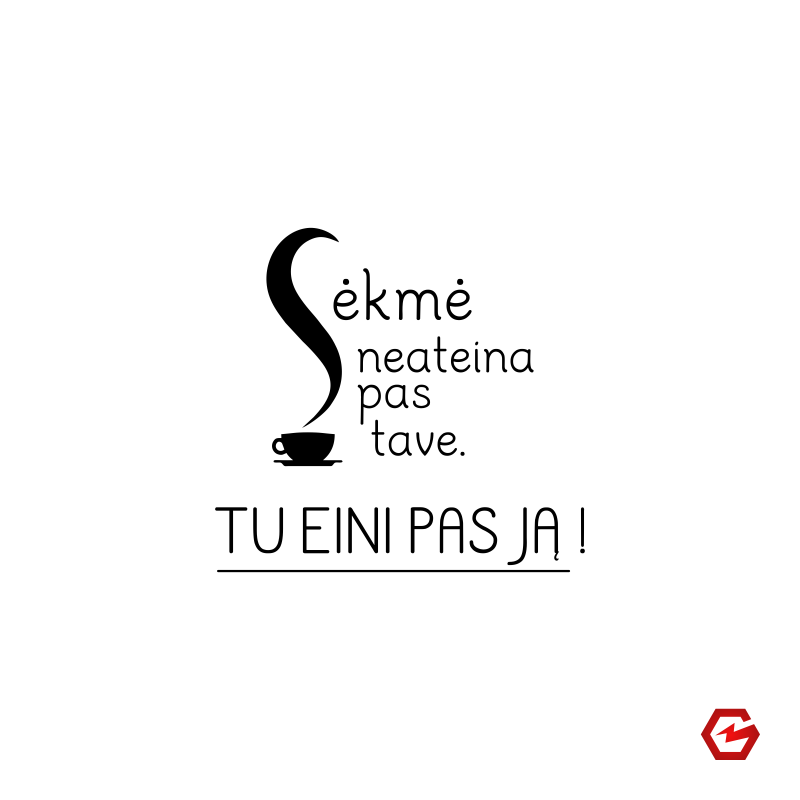 Termosinis puodelis "Sėkmė"