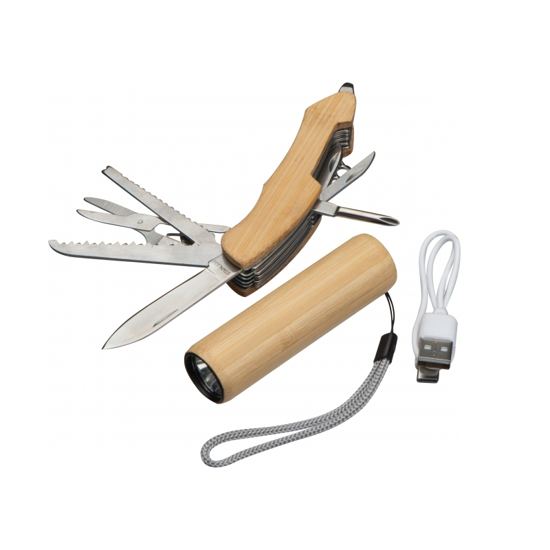 Daugiafunkcinis įrankis su žibintuvėliu Daugiafunkcinis įrankis su žibintuvėliu