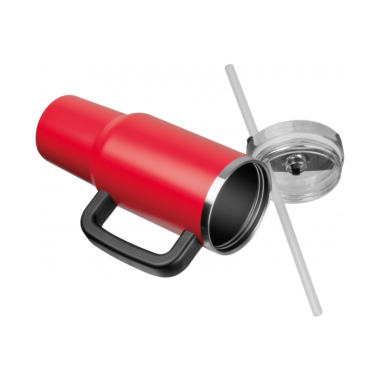 Kelioninis puodelis XXL raudonas