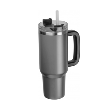 Kelioninis puodelis XXL pilkas