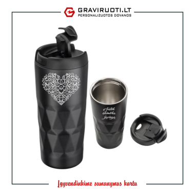 Termosinis puodelis "Sustok akimirka žavinga" 