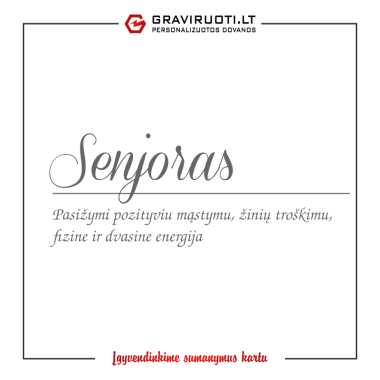 Dovana išleistuvėms į pensiją