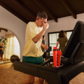Gertuvė STANLEY Vitalize Shaker 0,59 L (raudona). Nemokamas graviravimas