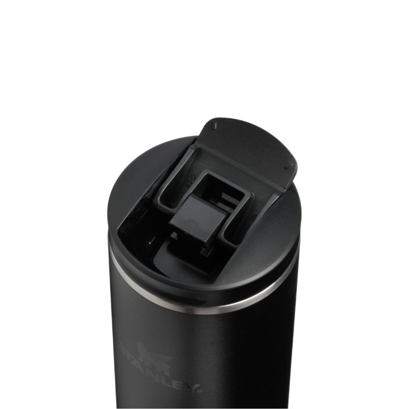 Termosinis puodelis „STANLEY The AeroLight” Flip Top 0,35 L (juodas). Nemokamas graviravimas. 