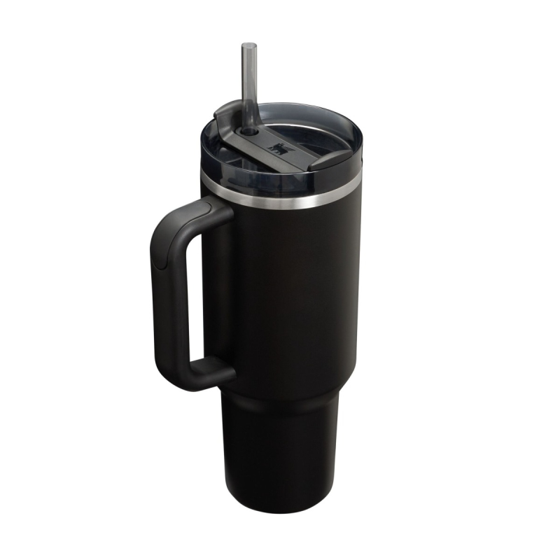 Gertuvė STANLEY THE QUENCHER 1,18 L (juoda). Nemokamas graviravimas. 