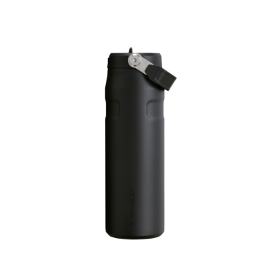 Gertuvė „STANLEY The IceFlow Flip Straw” 0,7 L (juoda). Nemokamas graviravimas.