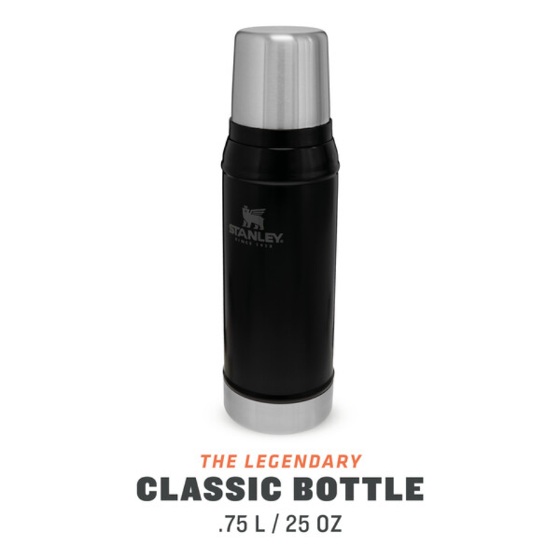 Termosas „STANLEY CLASSIC“ 0,75 L (juoda). Nemokamas graviravimas. Termosas „STANLEY CLASSIC“ 0,75 L (juoda). Nemokamas graviravimas.