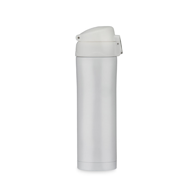 Termosinis puodelis LOCK MAT, 440 ml baltas