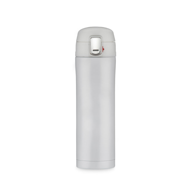 Termosinis puodelis LOCK MAT, 440 ml baltas