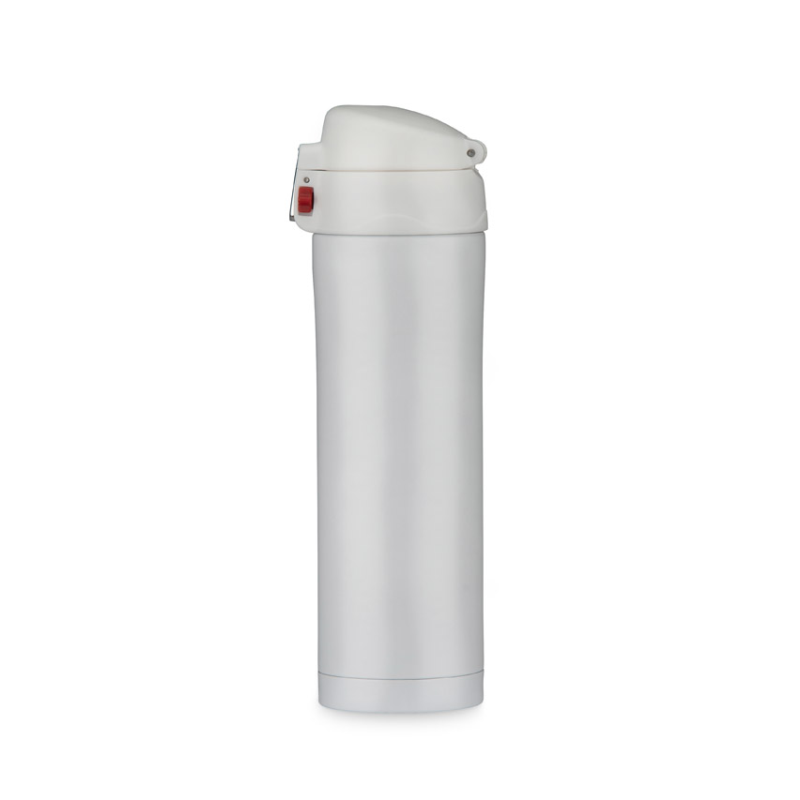 Termosinis puodelis LOCK MAT, 440 ml baltas