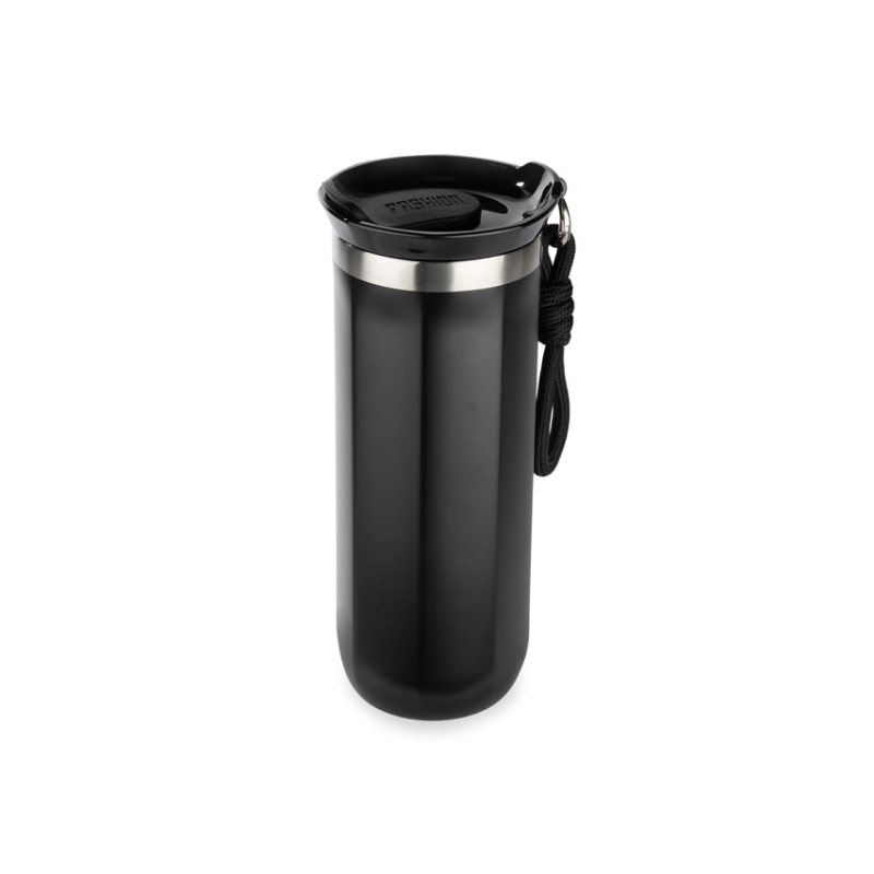 Termosinis puodelis MAGUS, 450 ml juodas