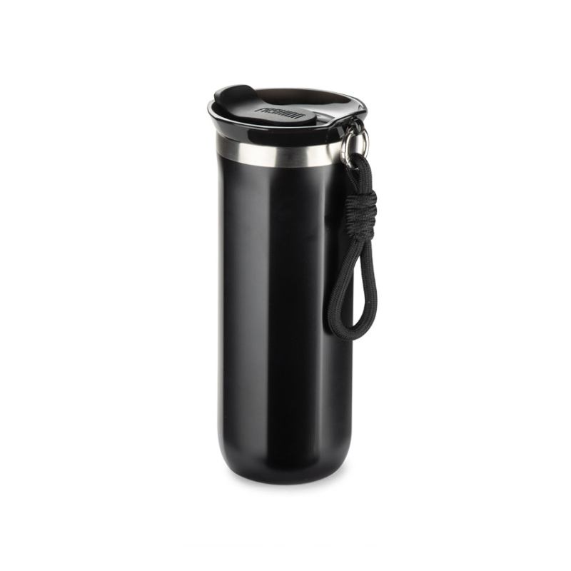 Termosinis puodelis MAGUS, 450 ml juodas