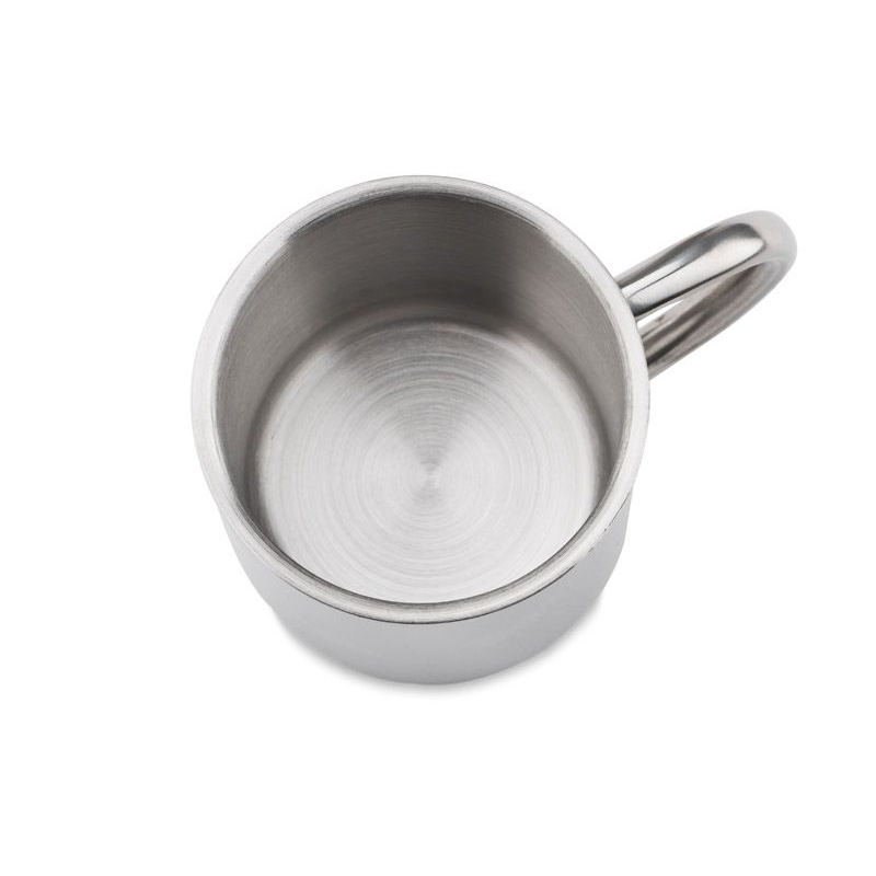 Dviguba sienele plieno puodelis 210 ml