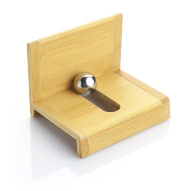 Bambukinis vizitinių kortelių laikiklis