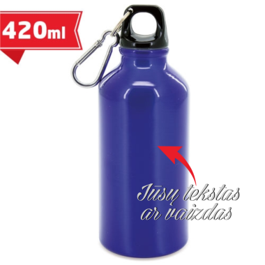 Gertuvė vandeniui (aliumininė) mėlyna