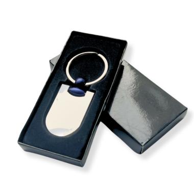 Raktų pakabukas apvalintas mėlynas