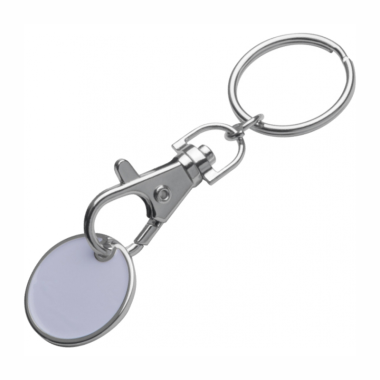 Raktų pakabukas su pirkinių žetonu