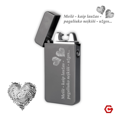 Elektrinis žiebtuvėlis "Meilė kaip laužas"