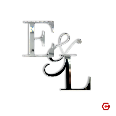 Torto dekoracija sidabrinė