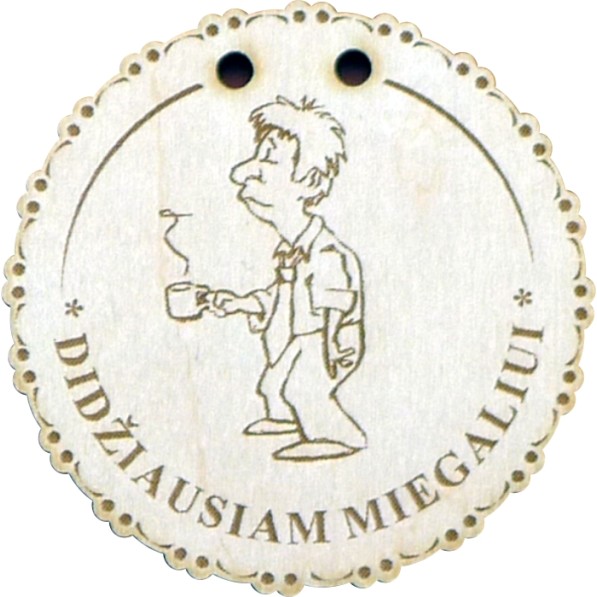 Medinis medalis "Didžiausias miegalius"