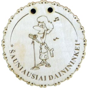 Medinis medalis "Šauniausiai dainininkei"