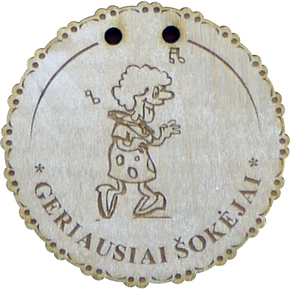 Medinis medalis "Geriausiai šokėjai"