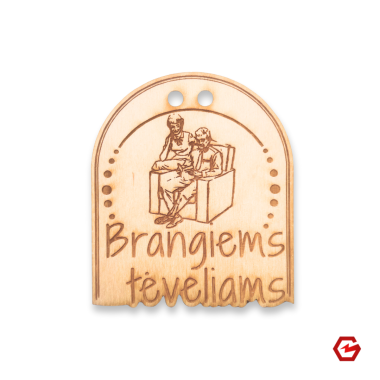 Medinis medalis "Brangiems tėveliams"